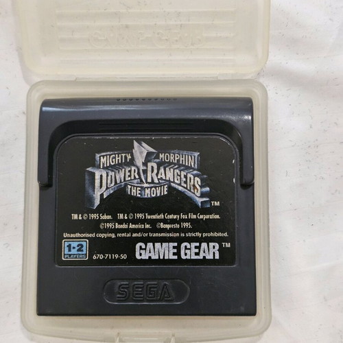 Power Rangers game for Sega Game Gear like new