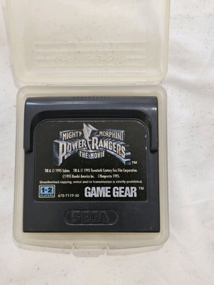 Power Rangers game for Sega Game Gear like new