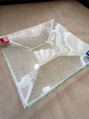 Murano decor platter set new