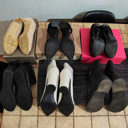 Voi & Noi heels and ankle boots used, pack of 6 pairs