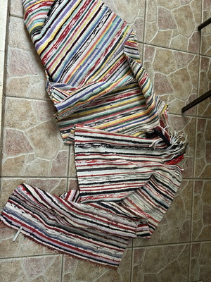 Rag Rug like new, 3.20 meters, multicolor