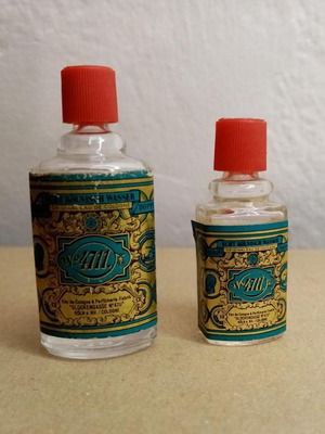 Eau de Cologne 4711 Muelhens μεταχειρισμένο, σετ 2 μπουκάλια 10ml και 4ml