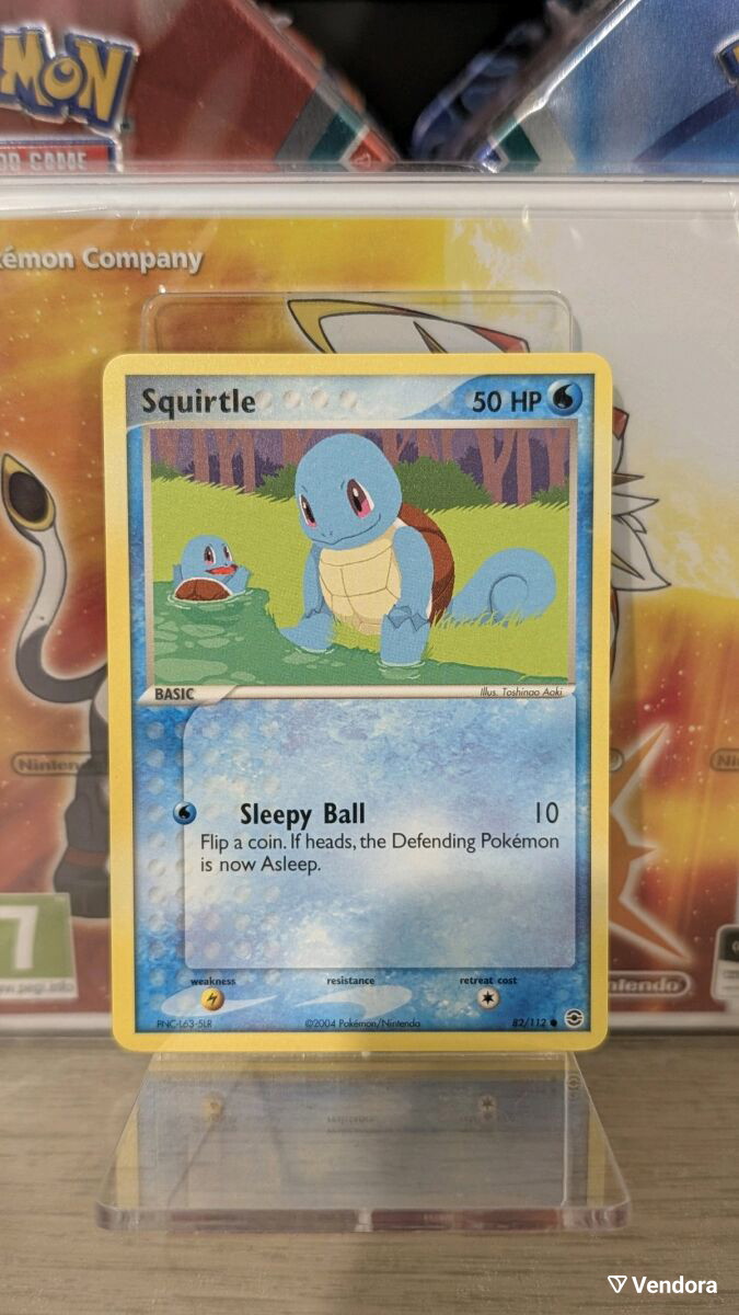 Pokemon Card Squirtle 82/112 EX Fire red - 8,00 - Vendora.cy Pokemon Card Squirtle 82/112 EX Fire red - 8,00 - Vendora.cy