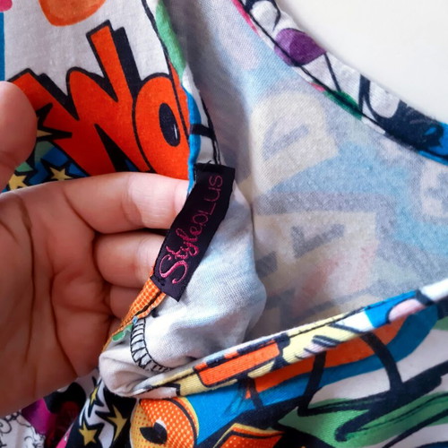 Pop Art Comic tank top Style, multicolour, XXXL