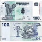 Congo banknote set 2013 new UNC