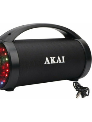 Akai ABTS-21H Ηχείο Bluetooth 6.5W με ραδιόφωνο και διάρκεια μπαταρίας έως 4 ώρες μαύρο
