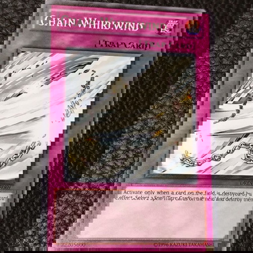 Chain Whirlwind Yu-Gi-Oh карта нова