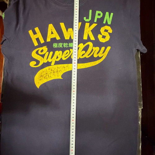 Superdry Tshirt blue like new, size M/L