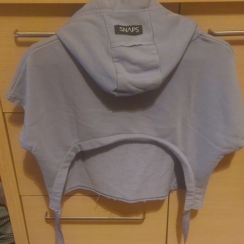 Body Talk cropped short-sleeve sweatshirt new, purple, size M