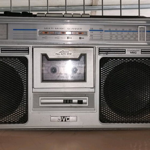 Retro radio Jvc RC-646L used, 1979 model
