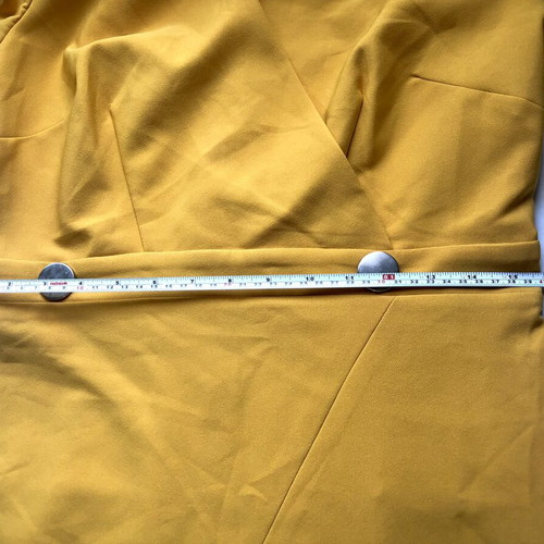 Orsay Midi Dress mustard yellow, new, size 42 Large