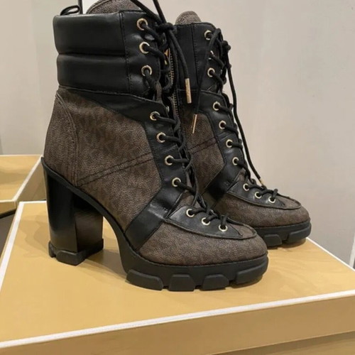 Michael Kors ankle boots brown black size 39 like new