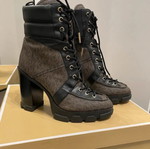 Michael Kors ankle boots brown black size 39 like new