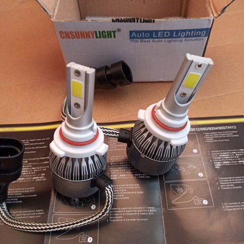 LED HB3-9005 car lamps, pair