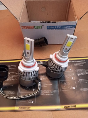 LED HB3-9005 car lamps, pair
