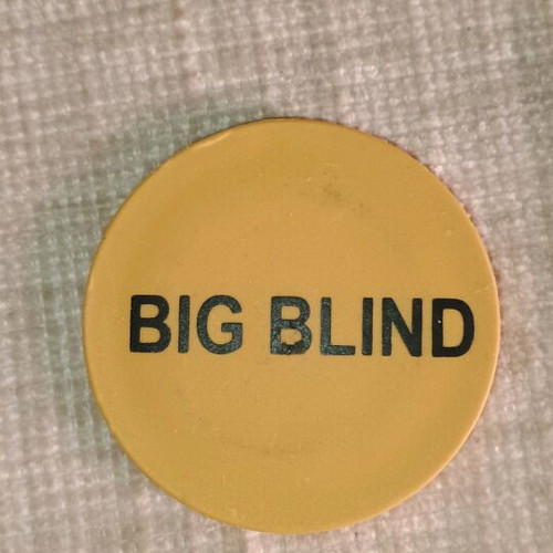 Big Blind collectible token like new