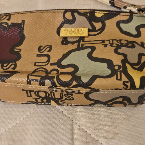 Tous women's wallet used, yellow and gold