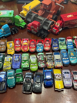 Disney Pixar Cars McQueen toy cars used, pack of 48