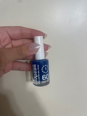Nail polish deep blue new with free base