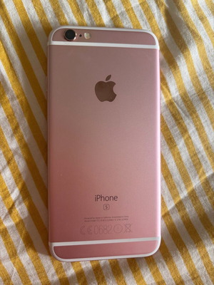 iPhone 6s used with cracked screen, pink, 16GB