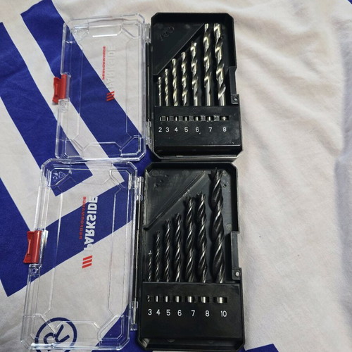 Parkside Performance drill bits new for wood and metal