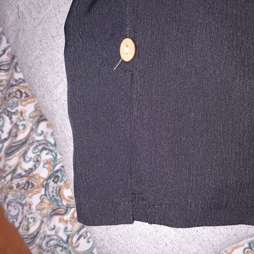 Pantelona 3/4 straight leg 5XL new with button and cut pockets
