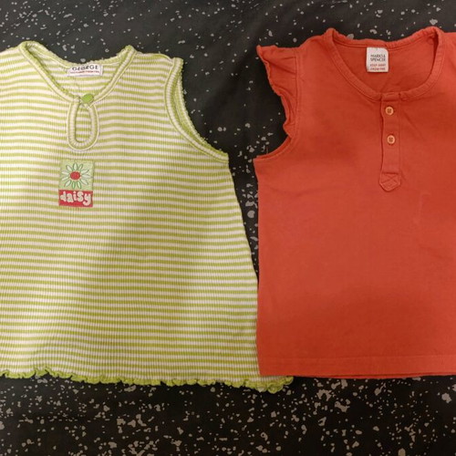 Lot of summer clothes for girls 2-3 years like new, 6 pcs