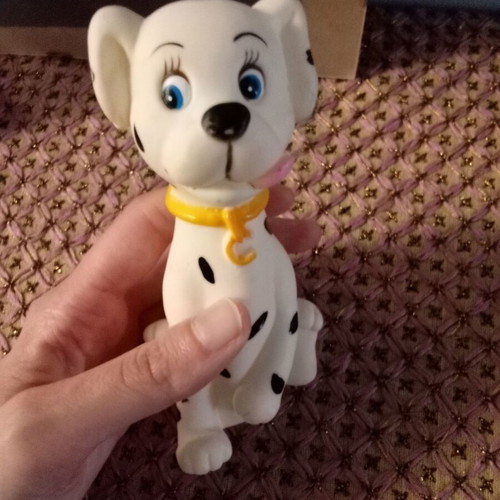 Dalmatians figures like new, set of 4, vintage rubber