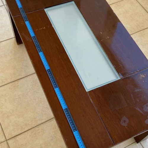 Coffee table solid wood used with marks