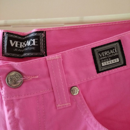 Versace jeans new, authentic, dark pink, size 30 inches