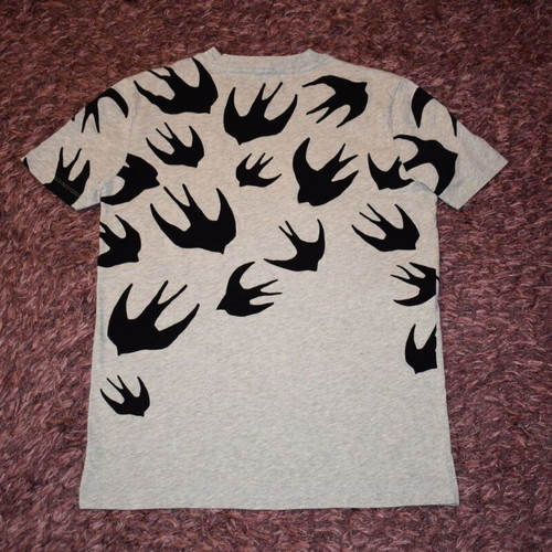 MCQ by Alexander McQueen Signature Swallow T-shirt men size M like new