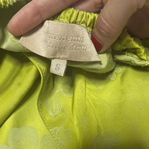Chardon dress by Madame Shoushou like new, bright lime color, size S