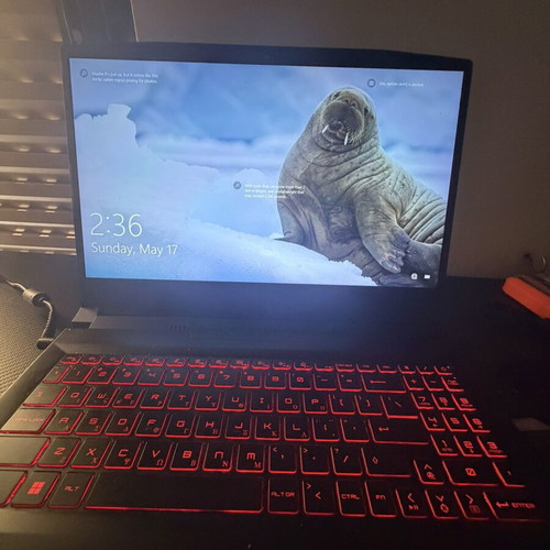 MSI Katana GF66 11UC laptop like new with 12GB RAM and NVIDIA GeForce 3050