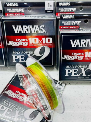 Νήμα Varivas Avani Jigging 10x10 Max Power PEx9 καινούργιο πολύχρωμο