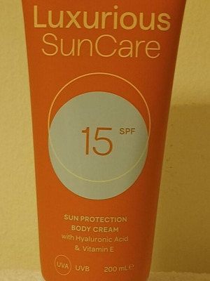 InterMed Luxurious SunCare Body Cream SPF 15 200 ml new sealed