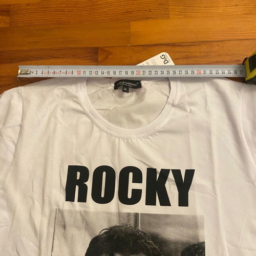 Cotton tshirt XL new, black and white