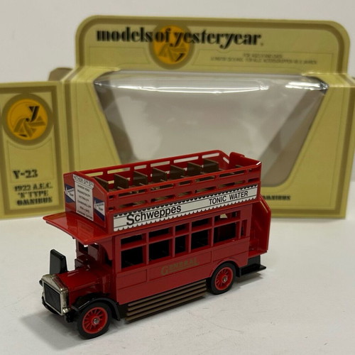 Matchbox 1978 Models of Yesteryear Y-23 A.E.C. S Type Omnibus 1922 new