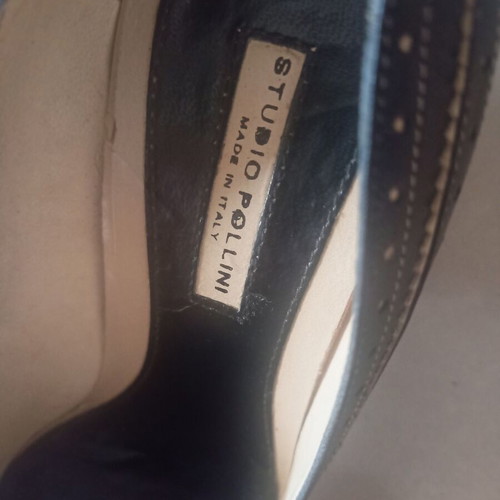 Studio Polini classic leather pumps, 12cm heel height, like new