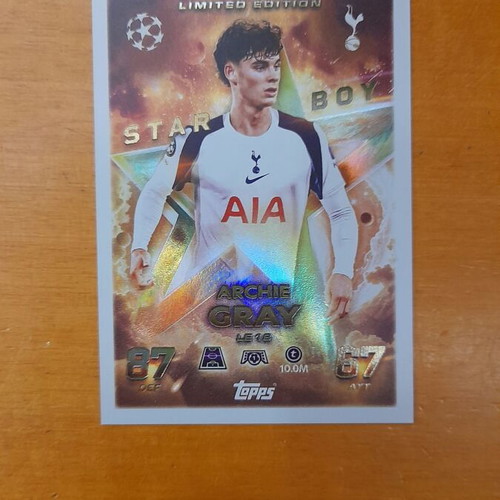 Topps Card Match Ataxx Limited Edition Starboy Archie Gray new collectible card