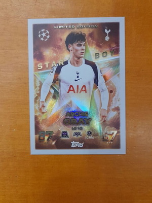 Topps Card Match Ataxx Limited Edition Starboy Archie Gray new collectible card