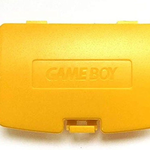 Gameboy Color Battery Cover Yellow OEM new