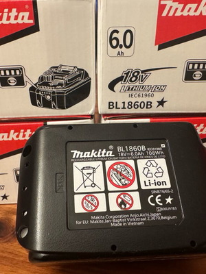 Makita BL1860B 18V 6.0Ah Lithium-Ion Battery new