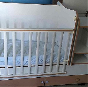 Πολυμορφικη κουνια κρεβάτι για μωρό loreli