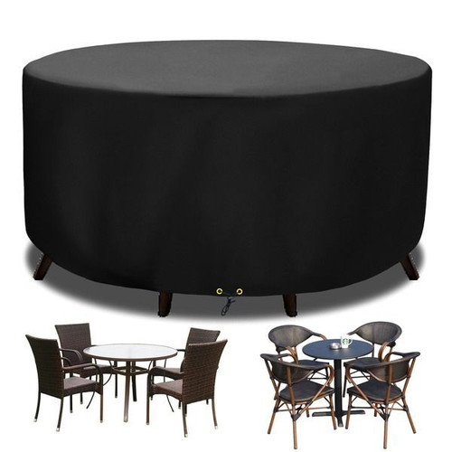 Funshot round garden table cover Ø130 x 70 cm, 420D Oxford