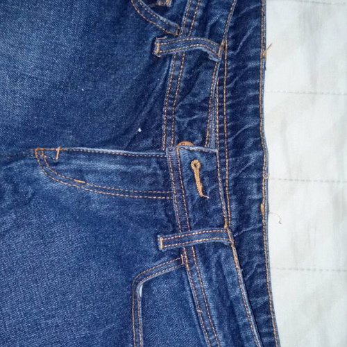 H&M women's skinny low waist shorts size 38 like new blue
