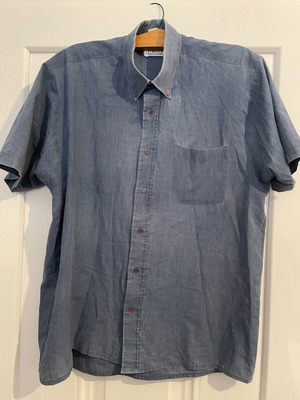 Πουκάμισο Trendy vintage 80s ανδρικό L μπλε σαν καινούργιο