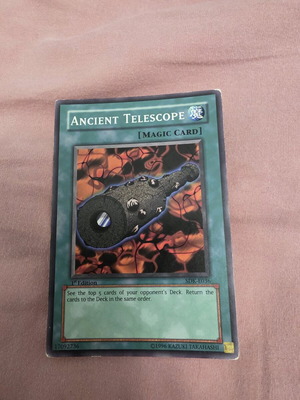 Ancient Telescope 1st edition used Yu-Gi-Oh! card