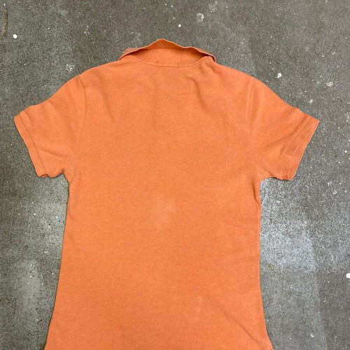 Ralph Lauren Polo shirt, orange, custom fit, size S-L (14-16)