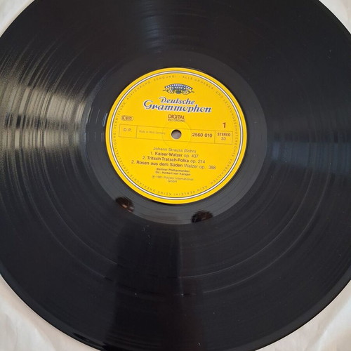 Herbert von Karajan Strauss Vinyl Record Set used, classical