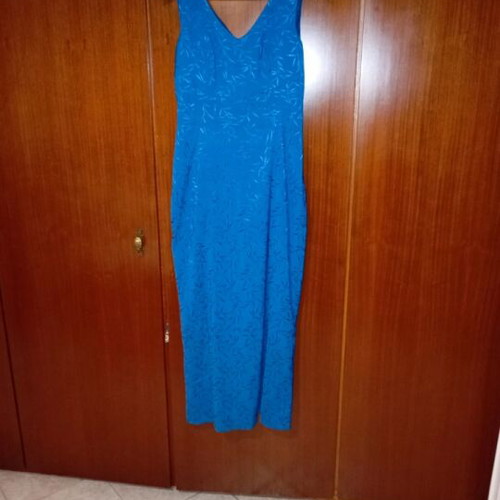 Raxevsky blue medium dress like new with small jacket